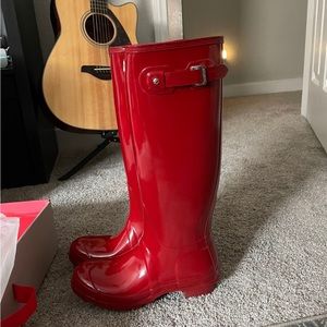 Hunter boots Military Red